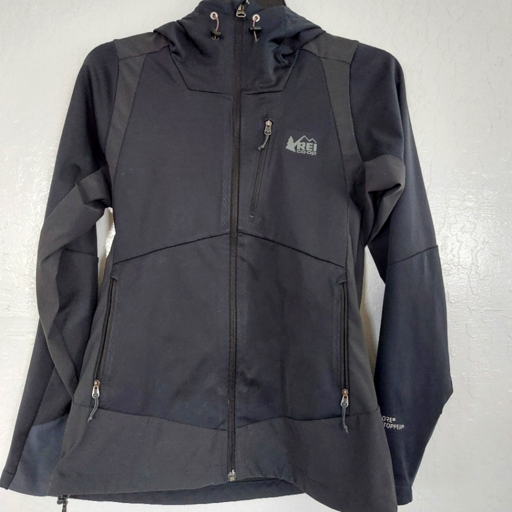 Rei xs GORE Tex Womens Black/Grey Wind Breaker